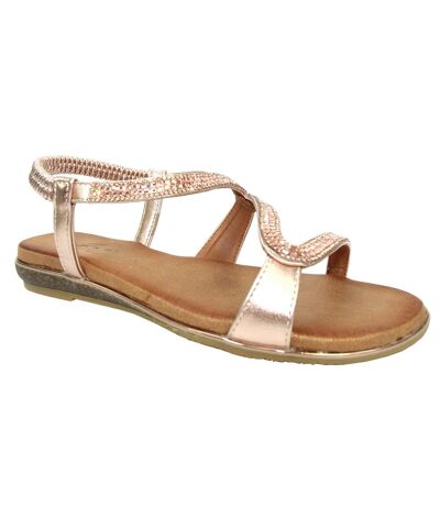 Sandales emilia femme rose Lunar