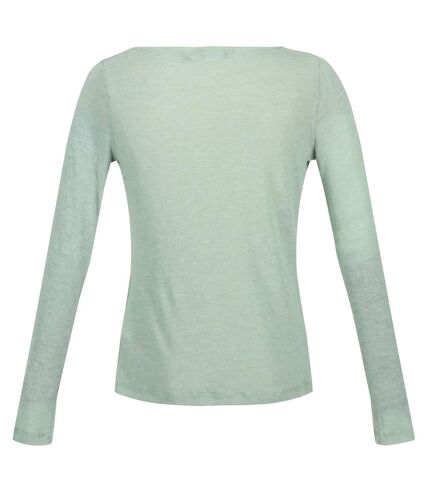 Regatta Womens/Ladies Frayda Long Sleeved T-Shirt (Basil) - UTRG3739