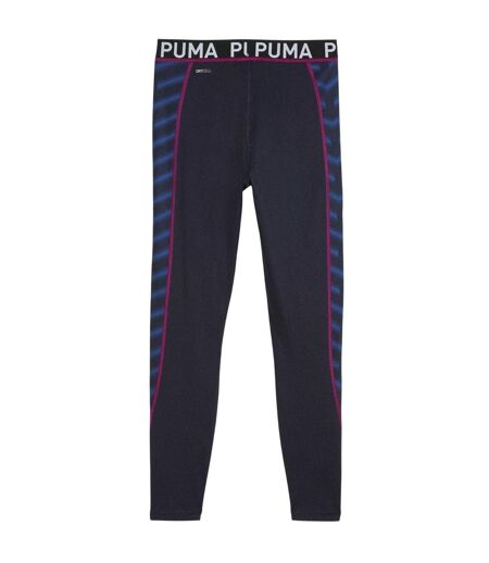 Womens/ladies Blaze Training Tights Black Blue Puma