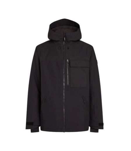Manteau de ski noir homme o'neill utility hybrid