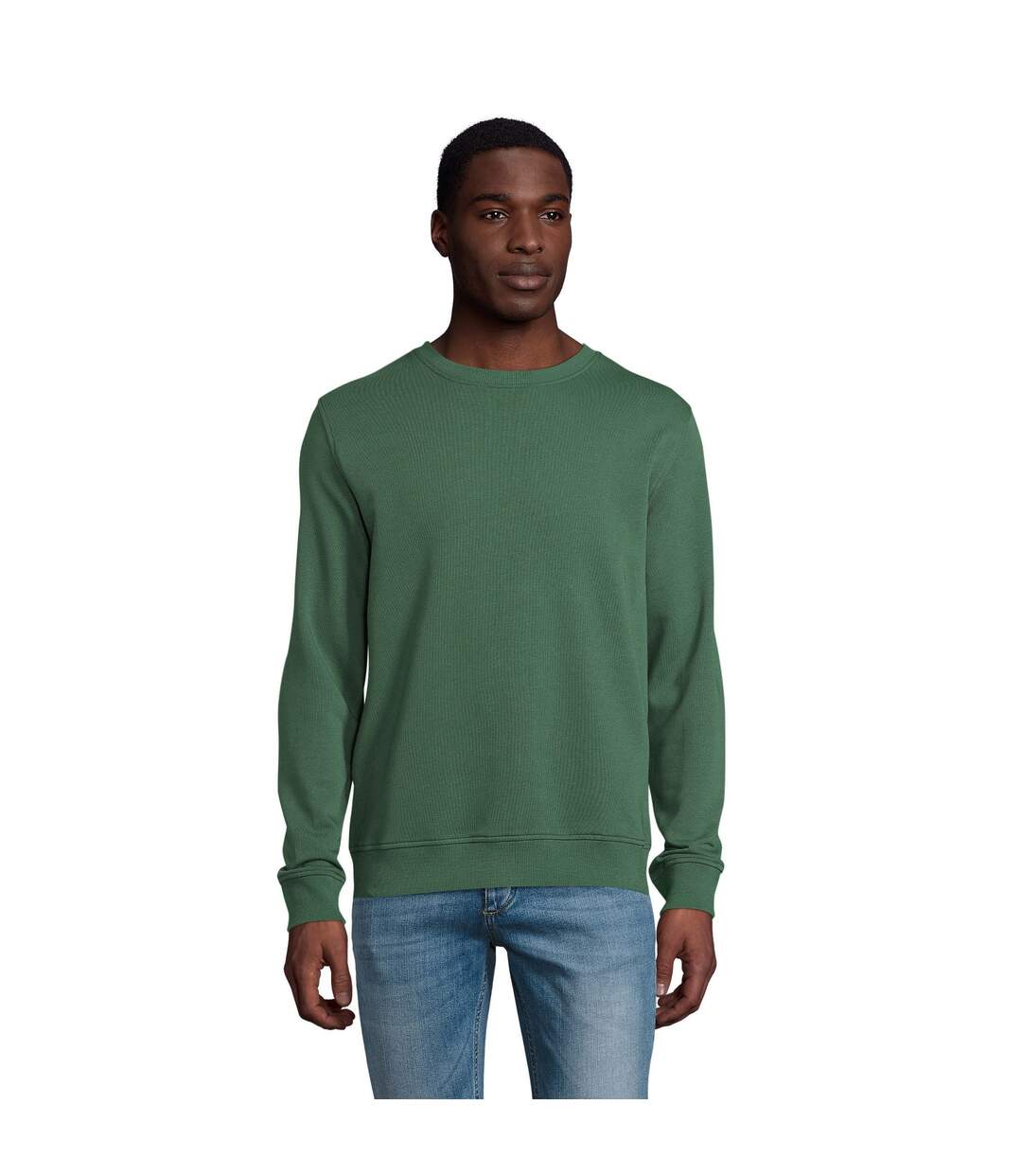 Sweat Comet Adulte Vert Bouteille SOLS-1