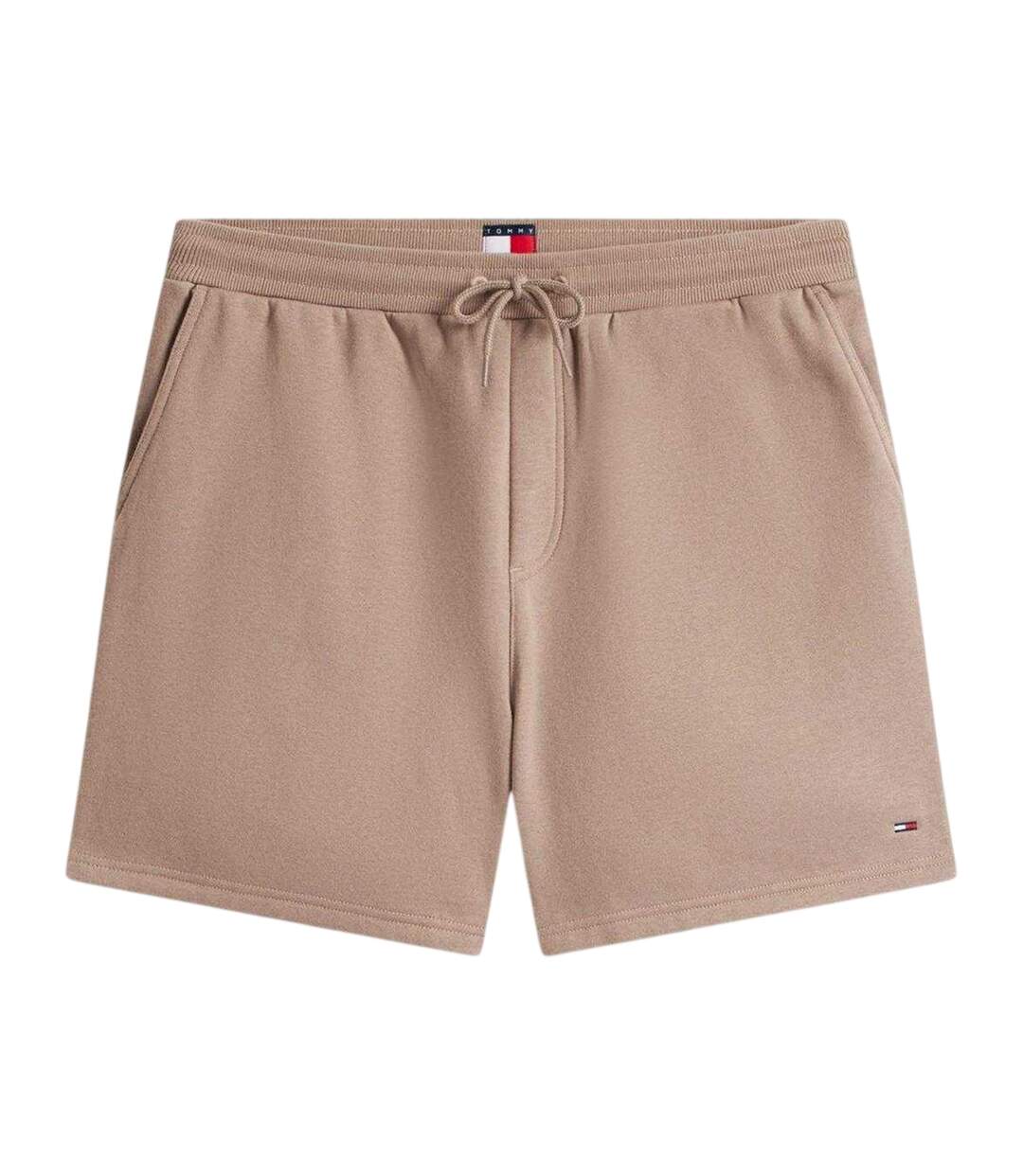 Short De Jogging Motif/style Logo Et Drapeau Homme Marron Clair Tommy Jeans-2