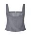 Womens/ladies Pinstripe Square Neck Sleeveless Blouse Folkstone Jack Wills-2
