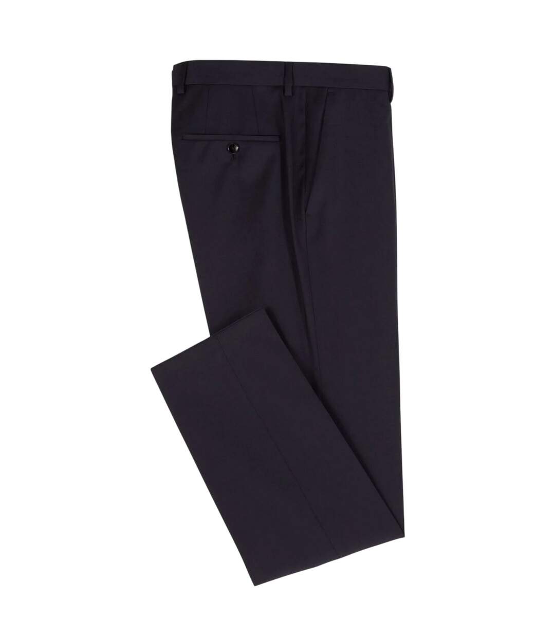 Mens Gibson Slim Trousers Dark Blue Boss-3