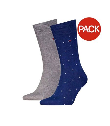 Chaussettes Motif/style À Pois Homme Gris Bleu Marine Tommy Hilfiger
