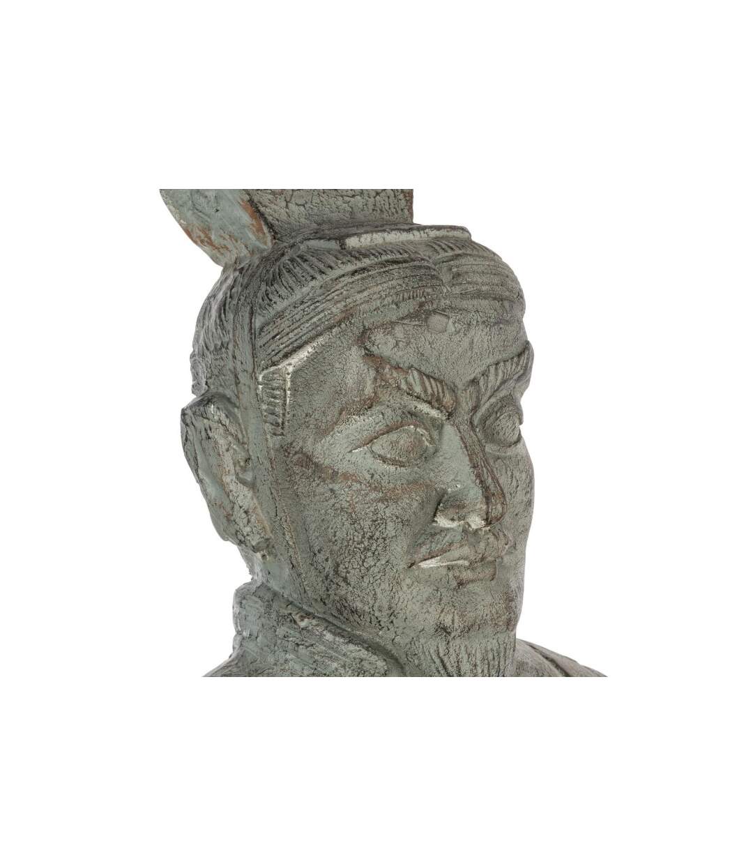 Statue Déco Samouraï 119cm Gris-3