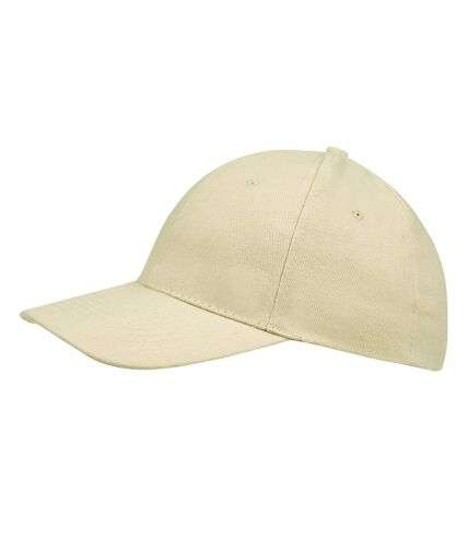 SOLS Unisex Buffalo 6 Panel Baseball Cap (Beige)