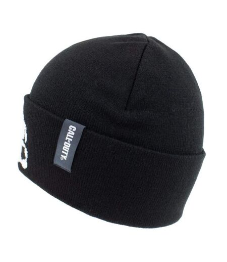 Bonnet Motif/style Crâne Entartica Adulte Noir Call Of Duty