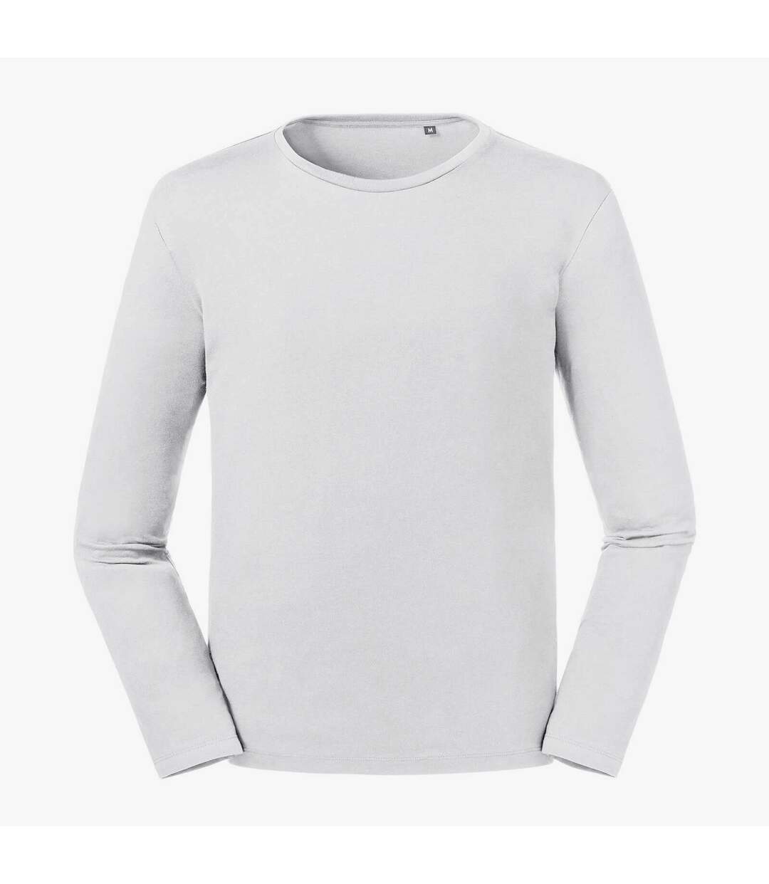 Mens long-sleeved t-shirt white Russell