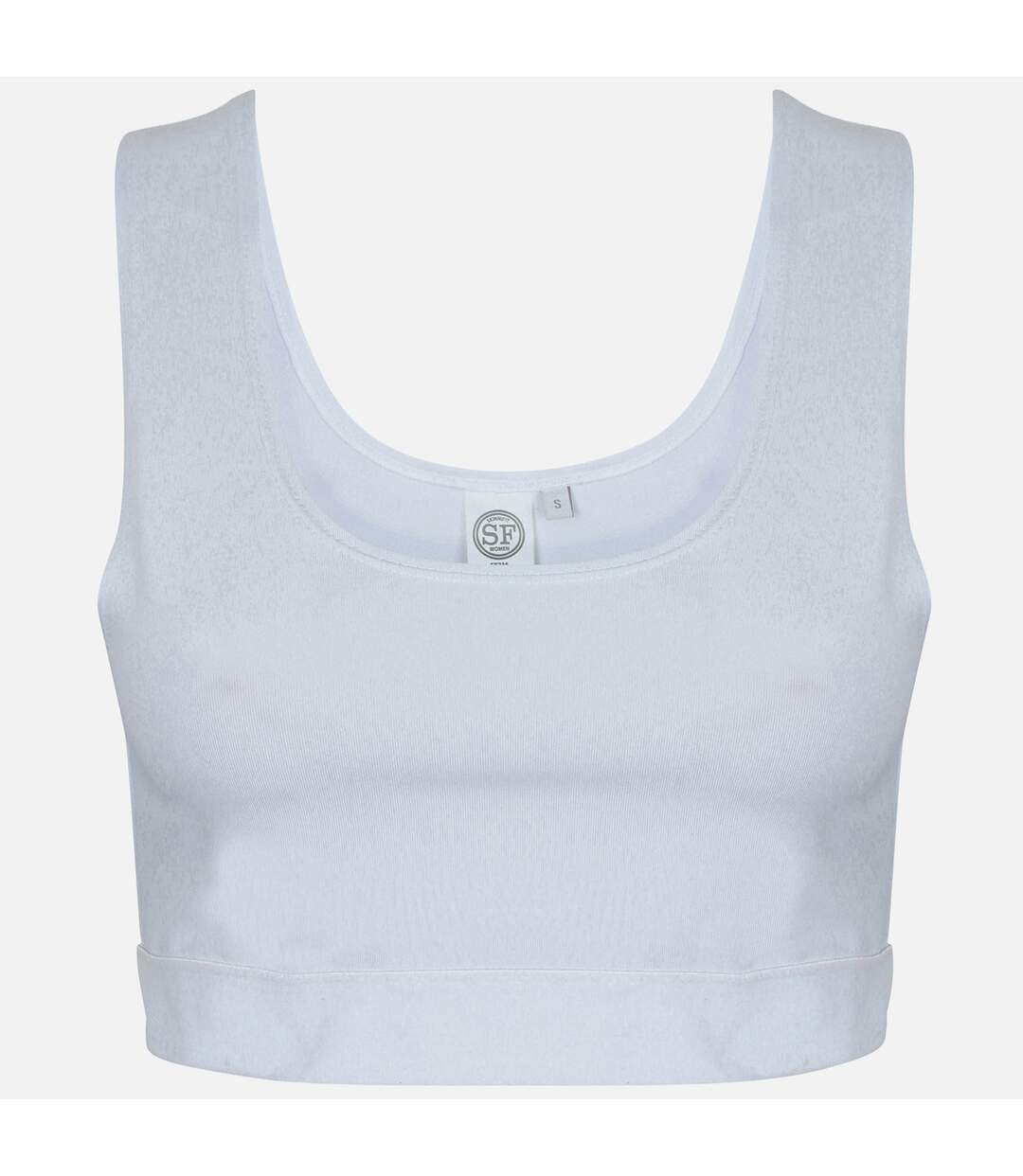 Skinni Fit - Débardeur court - Femme (Blanc) - UTRW5493