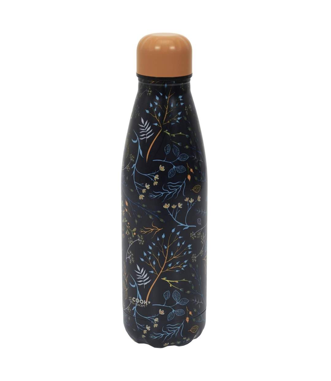 Bouteille Isotherme Fleurie 50cl Bleu & Jaune-1