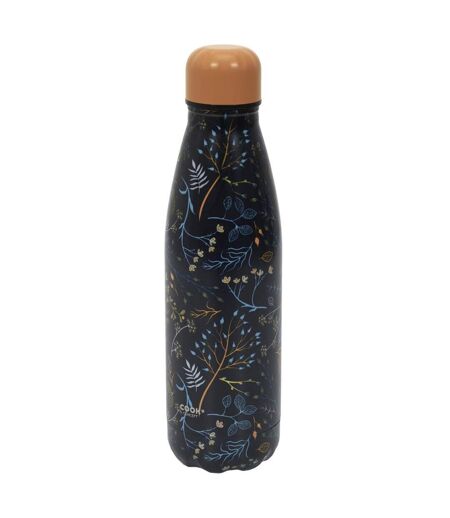 Bouteille Isotherme Fleurie 50cl Bleu & Jaune