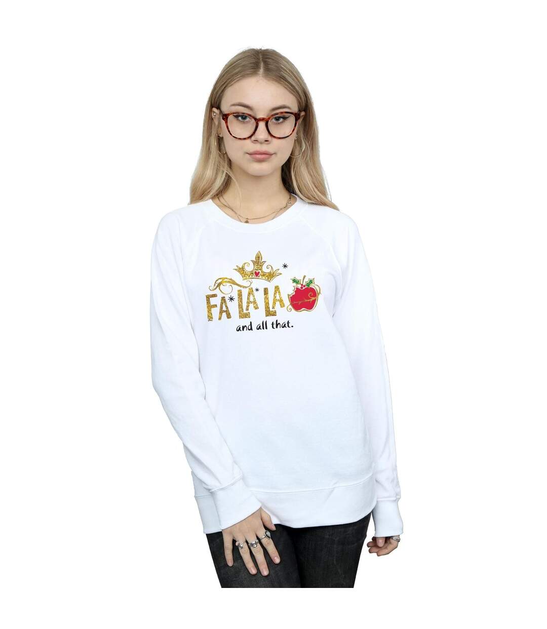 Disney Sweat-shirt Womens/Ladies Princesse Blanche-Neige FaLaLa And All That (Blanc) - UTBI33077-2