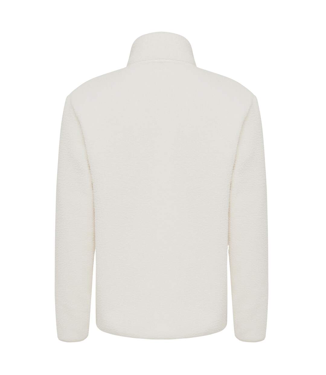 Unisex adult diran recycled polyester fleece jacket natural Iqoniq-2