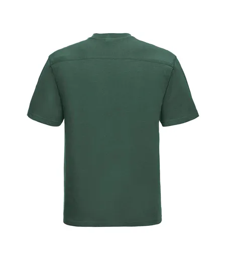 T-shirt Travail Homme Vert Bouteille Russell