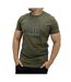 T-shirt gris/kaki homme diesel t-diego - l-1