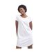 Robe T-shirt Femme Blanc Mantis-1