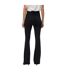 Womens/ladies Flared Trousers Black Vero Moda-3