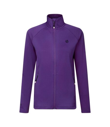 Womens/ladies Lowline Core Stretch Full Zip Midlayer Amaranth Dare 2B