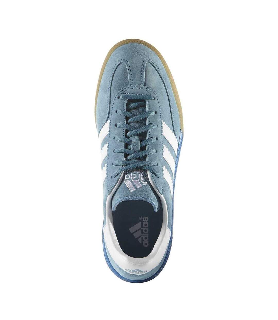 Unisex Adult Spezial 3 Stripes Suede Trainers Blue White Adidas-3