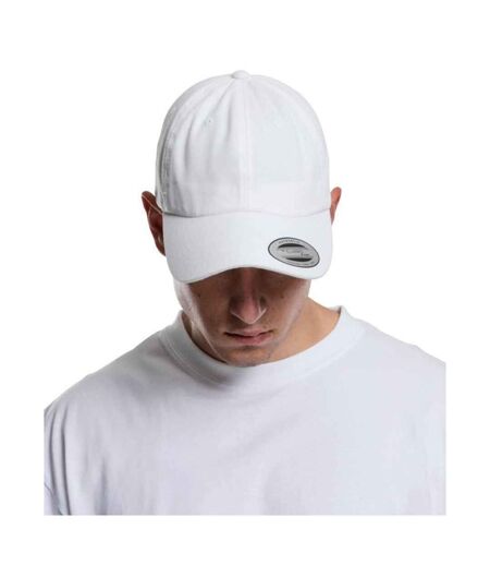 Casquette à profil bas adulte blanc Flexfit