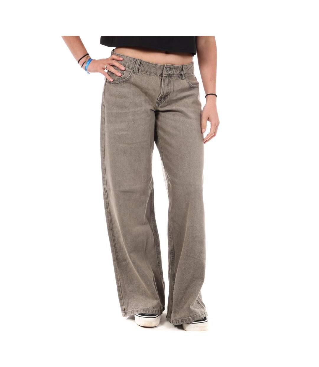 Jeans loose gris femme jennyfer doudouiy-1