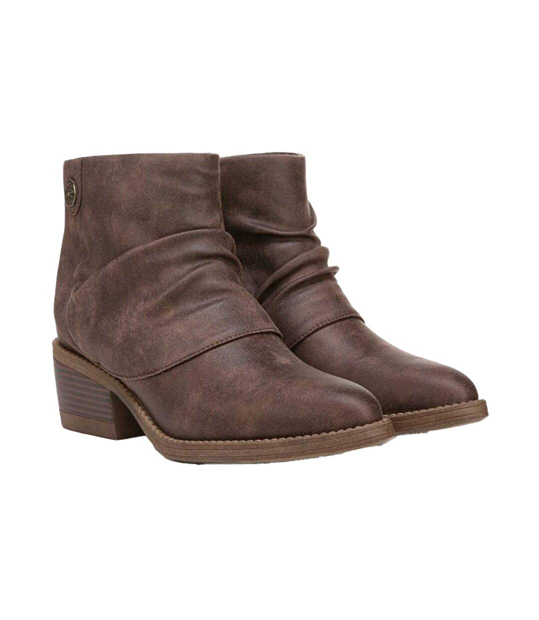 Bottines Riley Femme Marron Foncé Blowfish Malibu-1