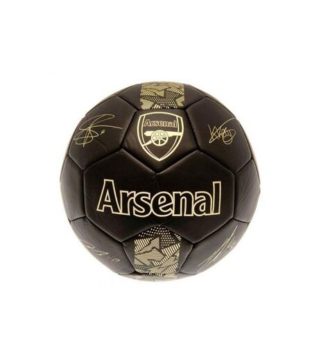 Arsenal FC - Ballon de foot PHANTOM (Noir / Doré) (Taille 5) - UTBS3241