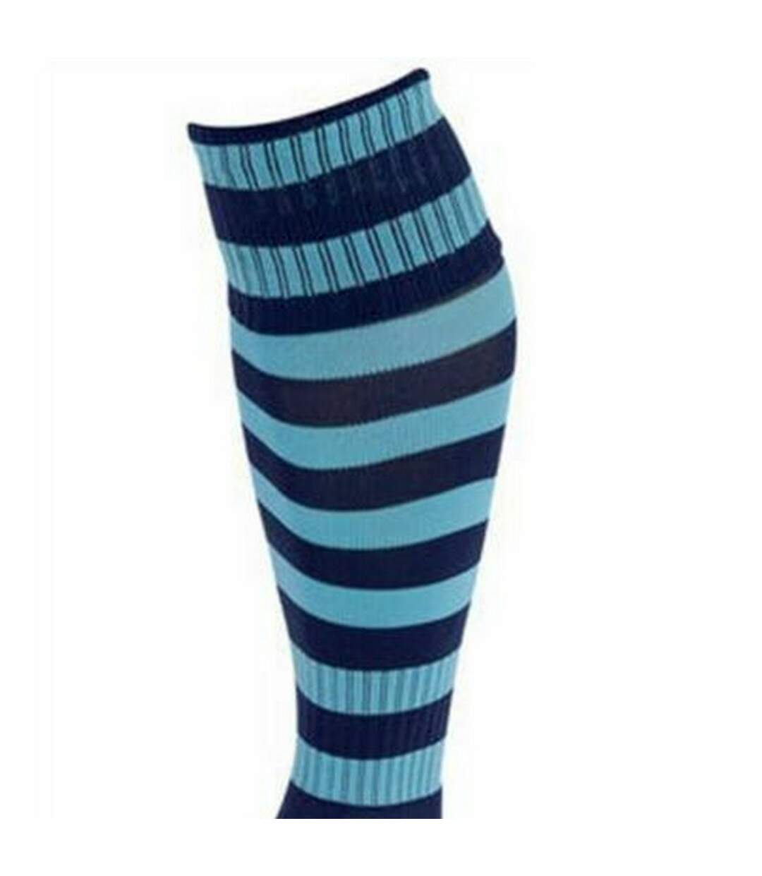 Unisex adult pro hooped football socks navy/sky blue Precision-2