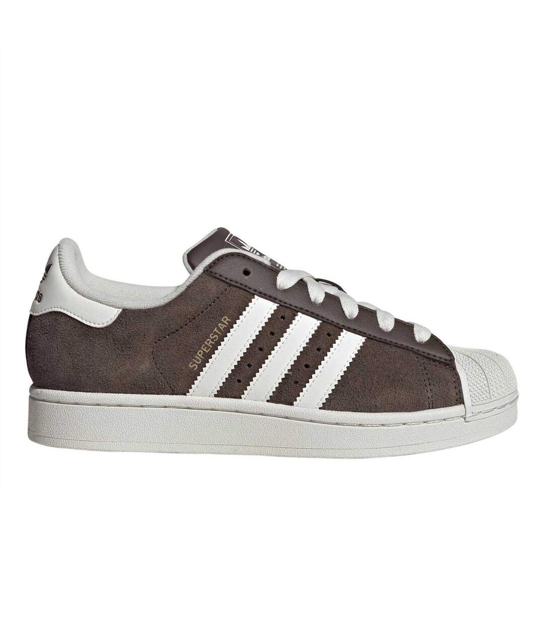 Baskets Superstar Femme Marron Noir Adidas-1