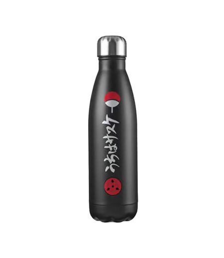 Gourde Team Taille Unique Noir Argenté Rouge Naruto: Shippuden