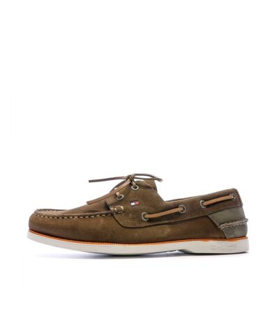 Chaussures Bateau Marrons Homme Tommy Hilfiger Classic Suede