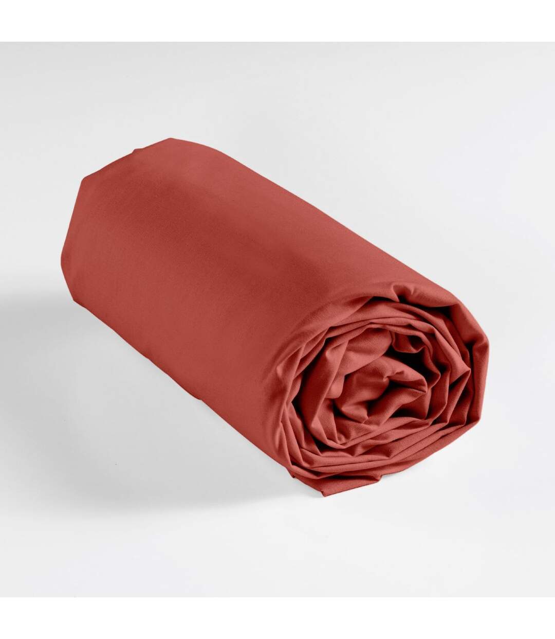 Drap Housse Lina 140x190cm Terracotta-2