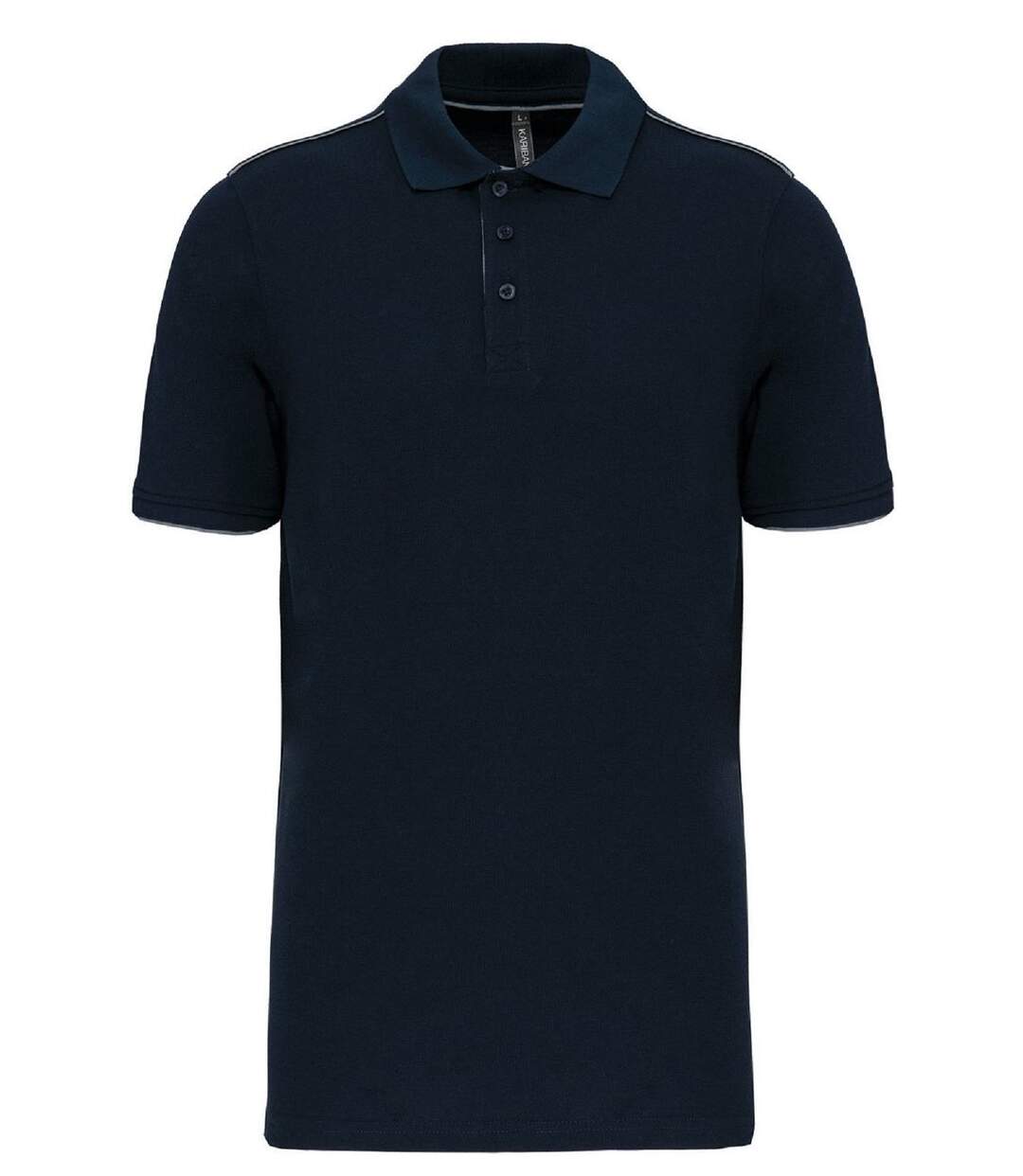 Polo professionnel DayToDay pour homme - WK270 - bleu marine et gris silver