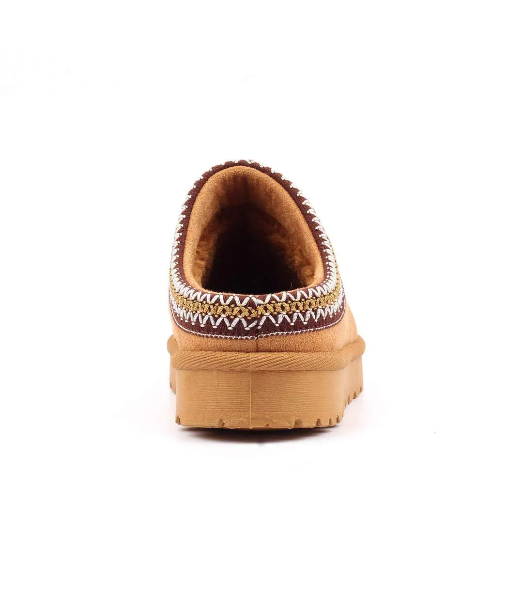 Chaussons Mules Nepal Femme Brun Clair Lunar-2
