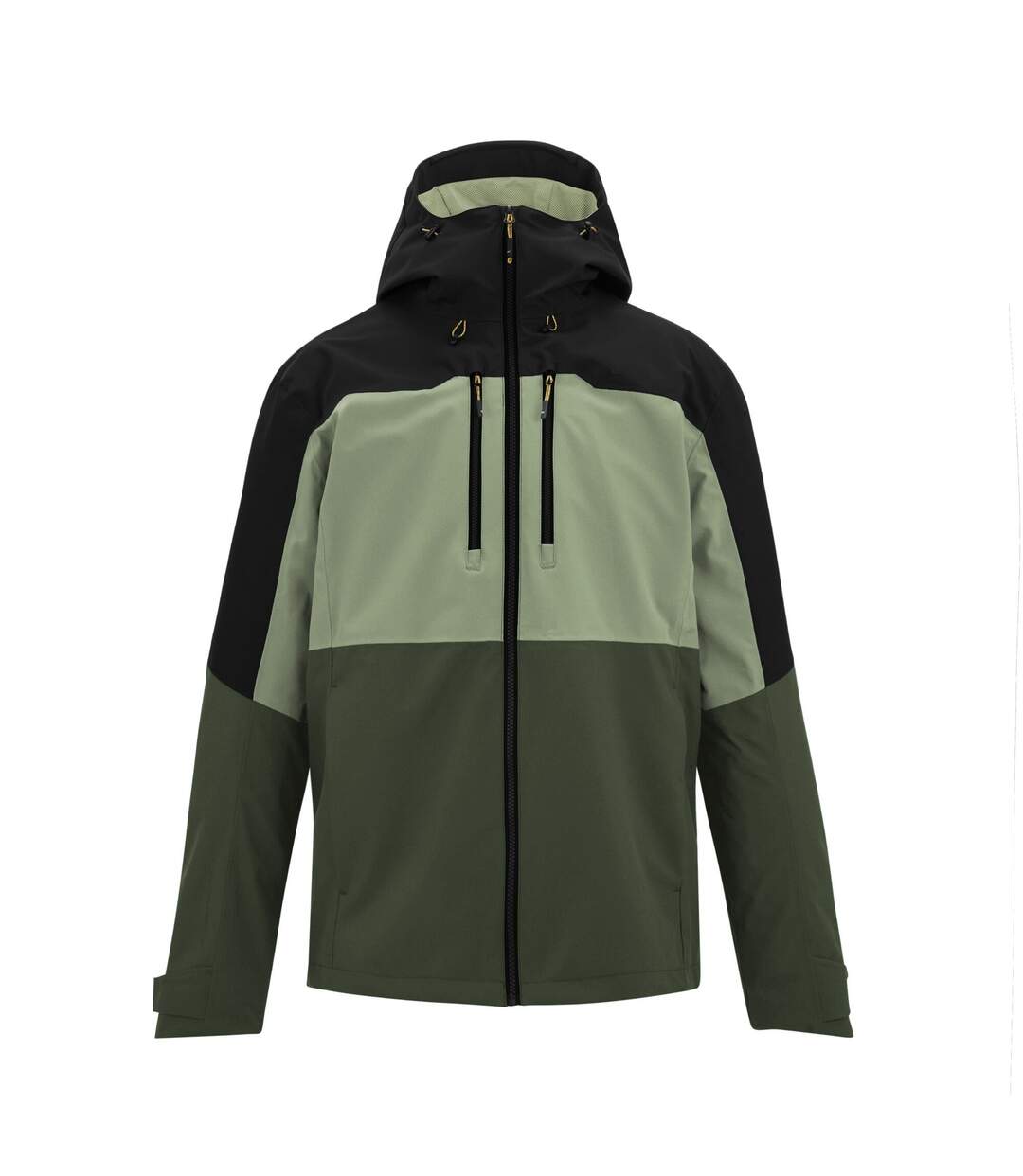 Mens Maland Ii Waterproof Jacket Sage Black Dark Khaki Regatta-2