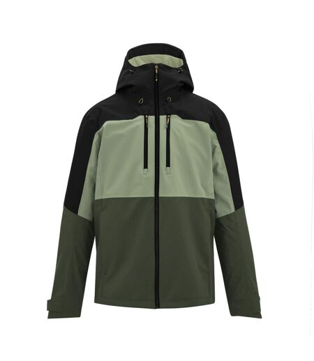 Mens Maland Ii Waterproof Jacket Sage Black Dark Khaki Regatta
