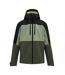 Mens Maland Ii Waterproof Jacket Sage Black Dark Khaki Regatta-2