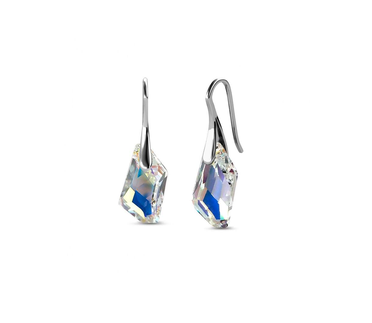 Boucles d'oreilles Ribbon Circlet, Cristal d'Autriche-1