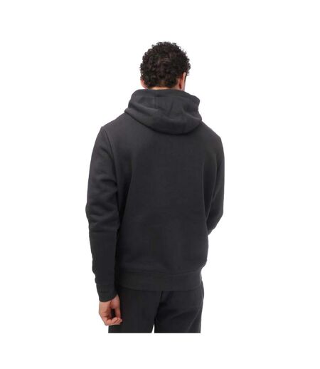 Mens Blackwater Logo Hoodie Charcoal DKNY