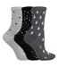Sock Snob - 3 Paires de Chaussettes Femme Fantaisie Étoiles en Coton Douces-2