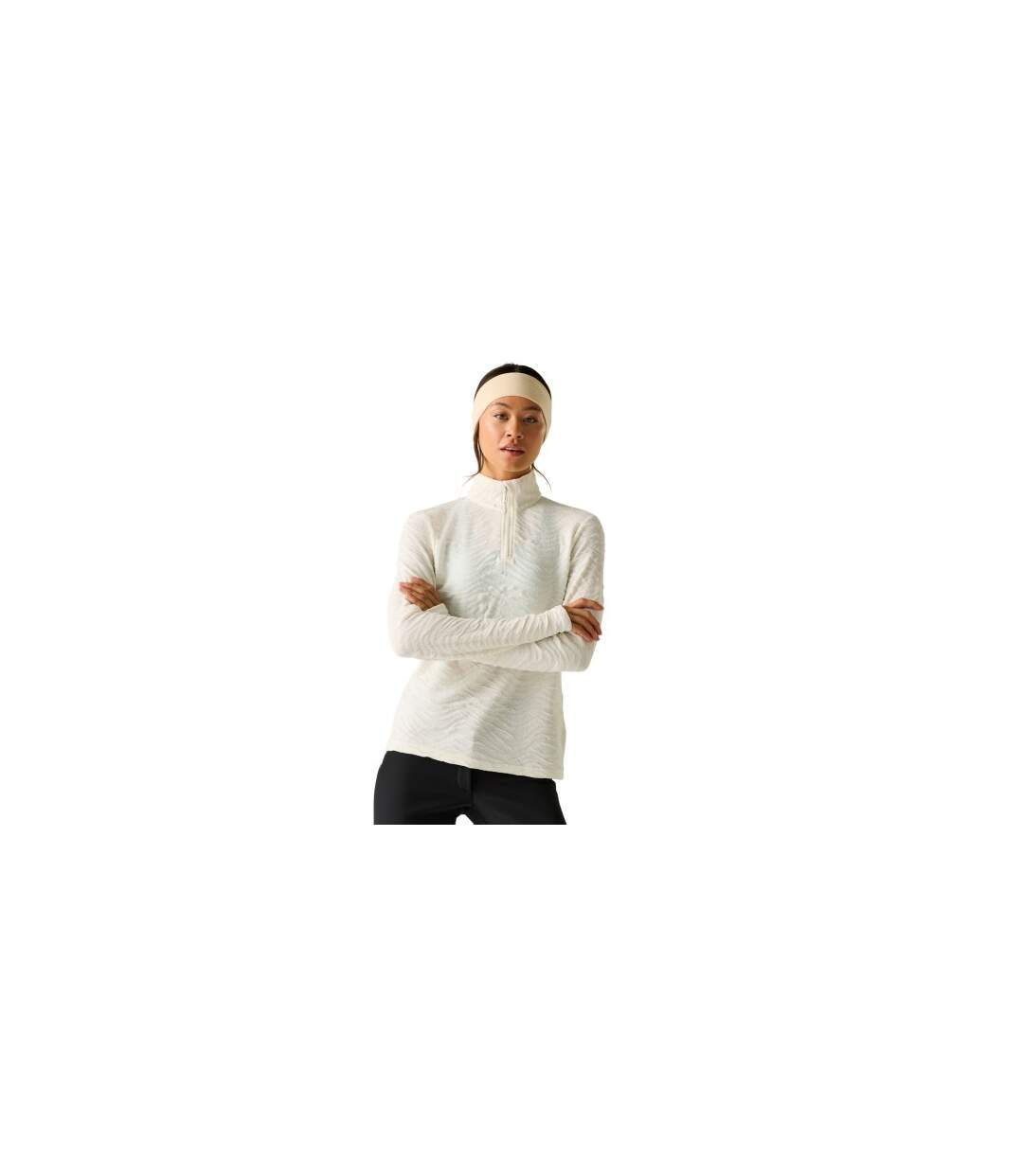 Haut De Sport Motif/style Matelassé Glamourize Femme Beige Pâle Dare 2B-1