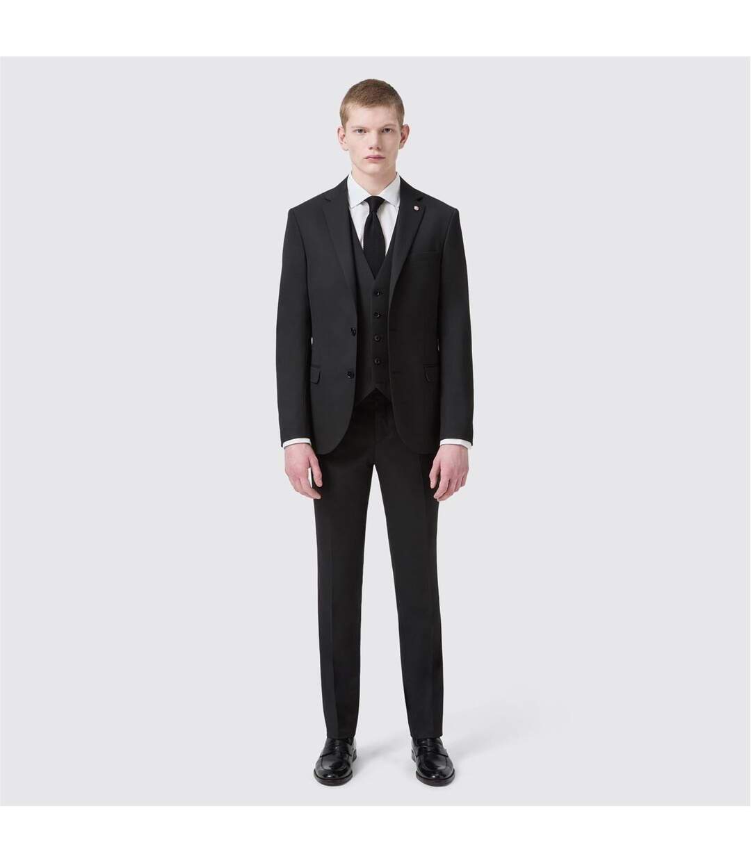Pantalon Habillé Homme Noir Twisted Tailor-4