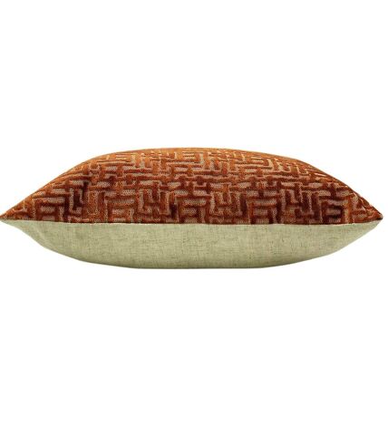 Paoletti Delphi Cushion Cover (Rust) - UTRV1822