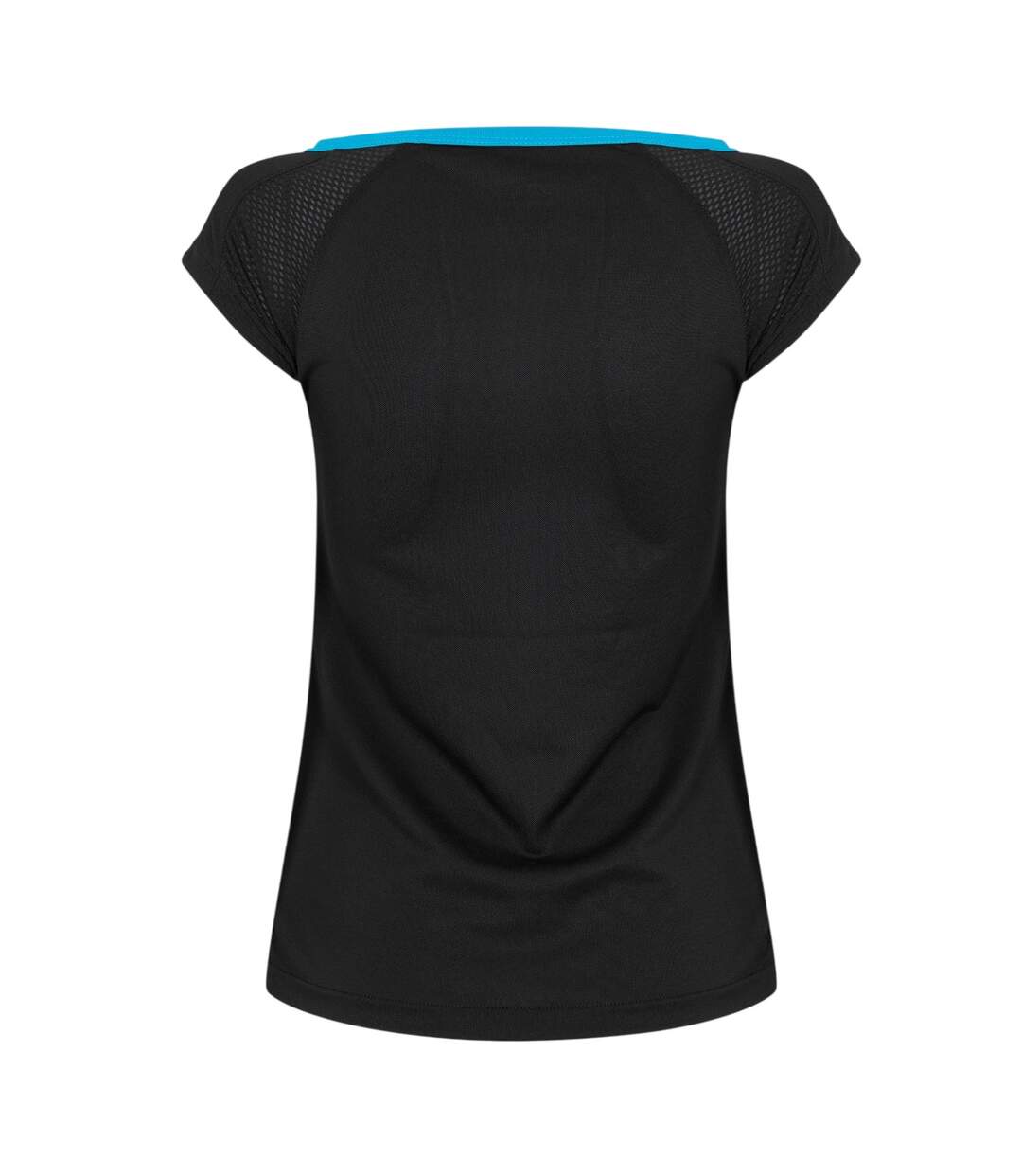 Womens/ladies Logo Crew Neck T-shirt Black Diadora-2