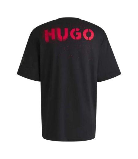 T-shirt Las Vegas Special Artwork Homme Noir Hugo
