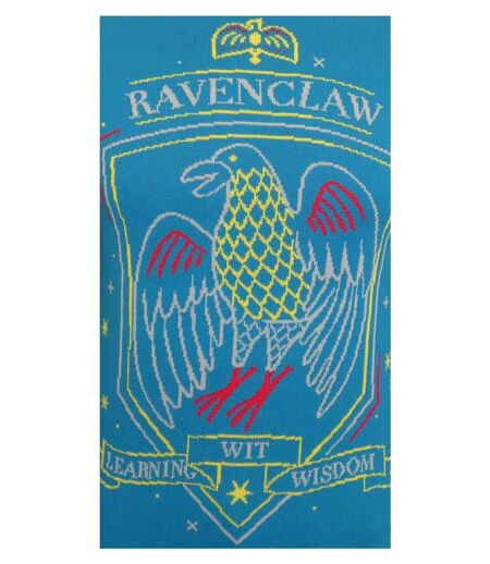 Harry Potter Unisex Adult Ravenclaw Sweater (Blue/Yellow/Red) - UTHE746