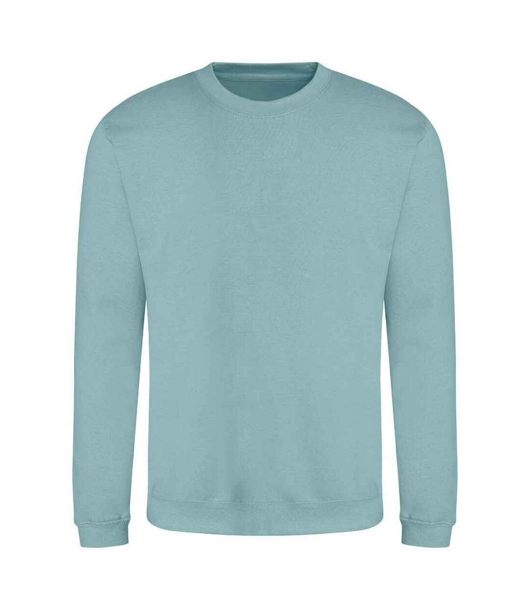 Just hoods  unisex crew neck plain sweatshirt 280 gsm seafoam Awdis-1