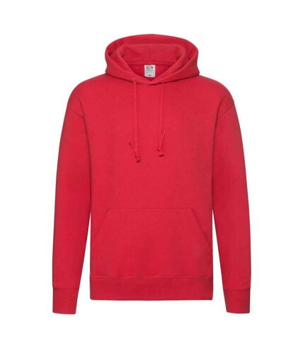 Sweat à capuche premium homme rouge Fruit of the Loom