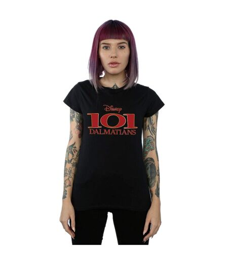 Disney - T-shirt DALMATIANS LOGO - Femme (Noir) - UTBI15893
